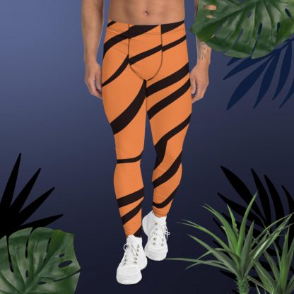 Tiger Stripe Men's Leggings - Also in Plus Sizes!