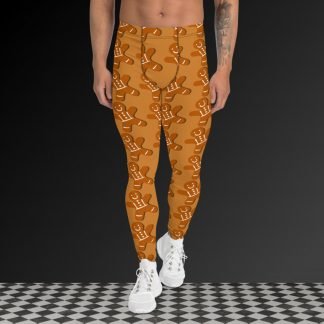 Gingerbread Man Christmas Men's Leggings
