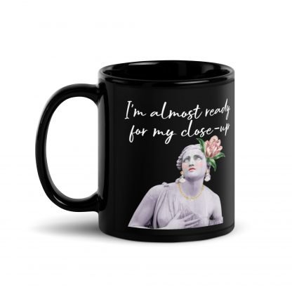 My Coffee Close-up Black Glossy Mug Cup 11oz or 15oz - Image 2