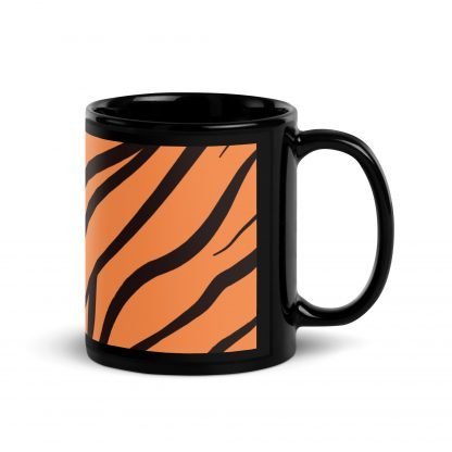 Tiger Liger Stripes Black Glossy Mug Cup 11oz or 15oz