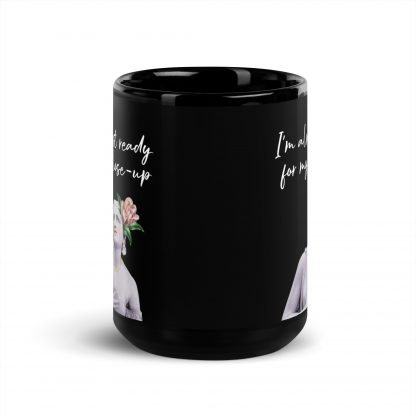 My Coffee Close-up Black Glossy Mug Cup 11oz or 15oz - Image 6