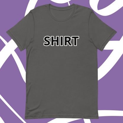 Shirt Shirt Minimalist Unisex Tee - Color Options - Image 2