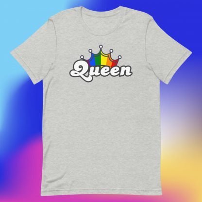 QUEEN PRIDE Flag CROWN Tee - Color Options - Image 10