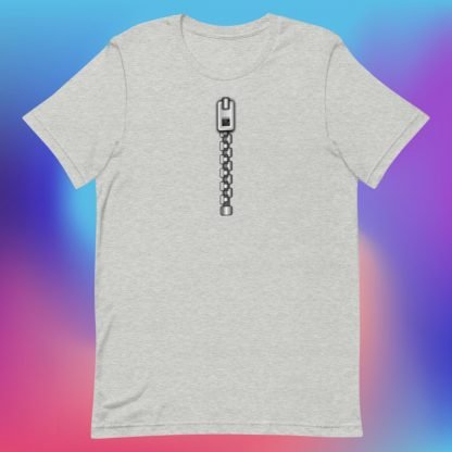 The Zipper Club Minimalist Statement Tee - Color Options