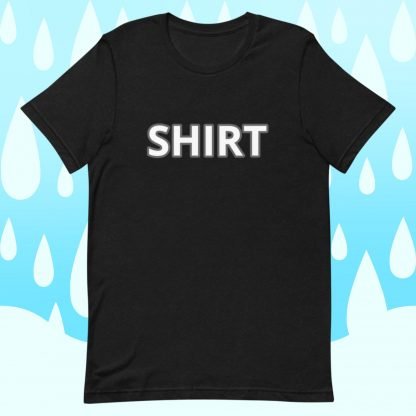Shirt Shirt MInimalist White Font Unisex Tee - Color Options - Image 3