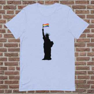 Statue of Liberty PRIDE Flag Tee - Color Options