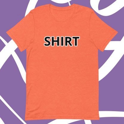 Shirt Shirt Minimalist Unisex Tee - Color Options - Image 3