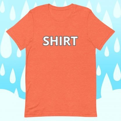 Shirt Shirt MInimalist White Font Unisex Tee - Color Options - Image 6