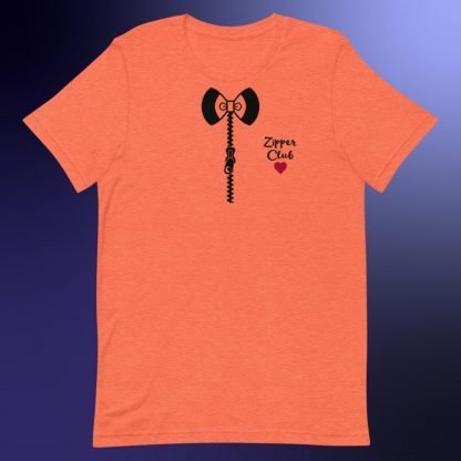 Zipper Club Bowtie Heart Zipper Statement Tee - Color Options - Image 2