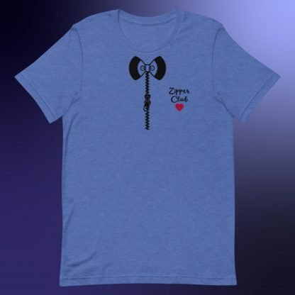 Zipper Club Bowtie Heart Zipper Statement Tee - Color Options - Image 3