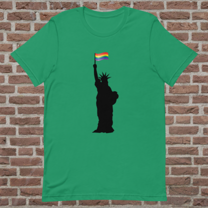 Statue of Liberty PRIDE Flag Tee - Color Options - Image 6