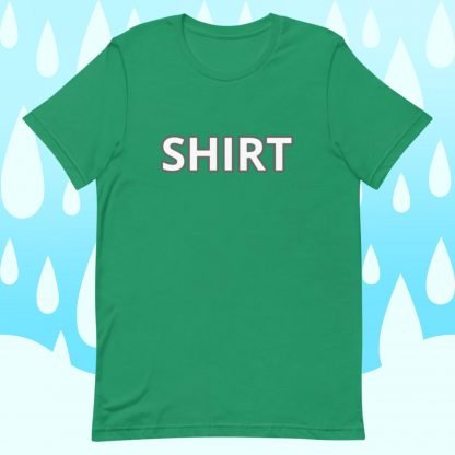 Shirt Shirt MInimalist White Font Unisex Tee - Color Options - Image 7