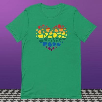 Heart Full of Love LGBTQ PRIDE Flag Rainbow - Color Options - Image 6