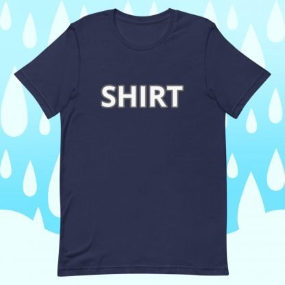 Shirt Shirt MInimalist White Font Unisex Tee - Color Options - Image 8