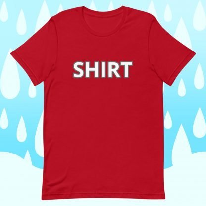 Shirt Shirt MInimalist White Font Unisex Tee - Color Options - Image 9