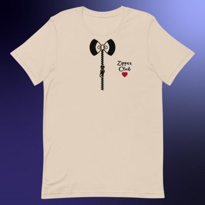 Zipper Club Bowtie Heart Zipper Statement Tee - Color Options - Image 6