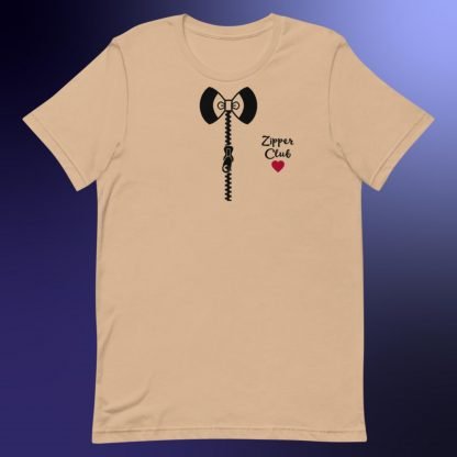 Zipper Club Bowtie Heart Zipper Statement Tee - Color Options - Image 10