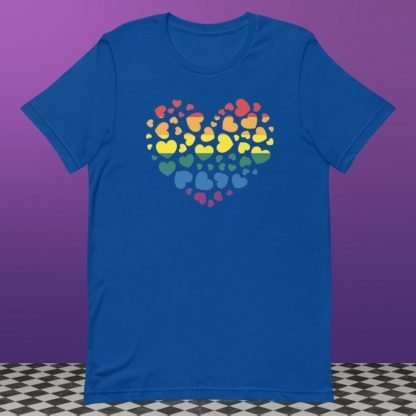 Heart Full of Love LGBTQ PRIDE Flag Rainbow - Color Options - Image 7