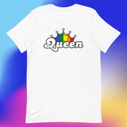 QUEEN PRIDE Flag CROWN Tee - Color Options - Image 8