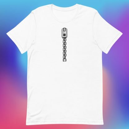 The Zipper Club Minimalist Statement Tee - Color Options - Image 7