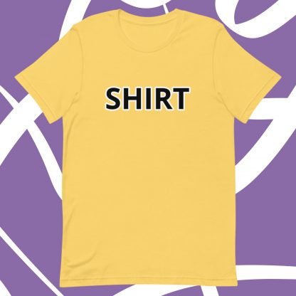 Shirt Shirt Minimalist Unisex Tee - Color Options - Image 8