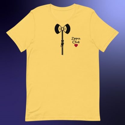 Zipper Club Bowtie Heart Zipper Statement Tee - Color Options - Image 8