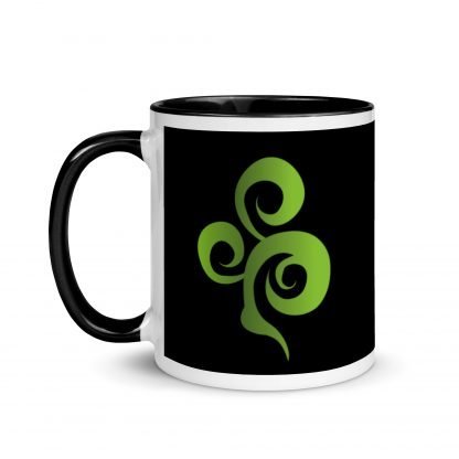 Celtic Inspired 90s Vibe Abstract Tree Design Mug Cup - Image 2