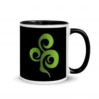 Celtic Inspired 90s Vibe Abstract Tree Design Mug Cup