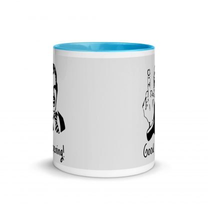 Middle Finger Morning Mug Cup with Accent Color Options - Image 11