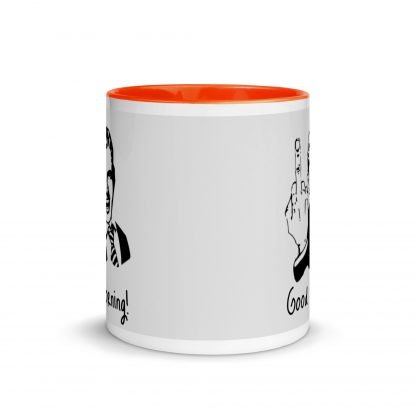 Middle Finger Morning Mug Cup with Accent Color Options - Image 8