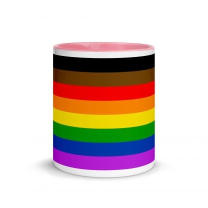 Philly PRIDE Inclusive Flag Mug Cup with Accent Color Options - Image 14