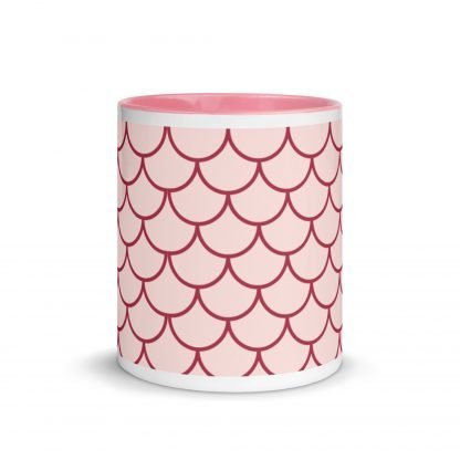 Pink Mermaid Fantasy Mug Cup with Pink Accents - Image 3