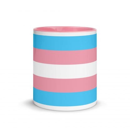 Trans Pride Flag Mug Cup with Blue or Pink Color Accents - Image 6
