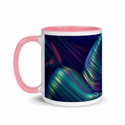 Color Swirls Mug Cup with Color Accents - Various Color Options - Image 10
