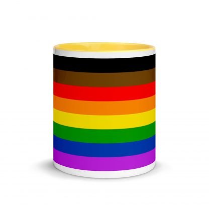 Philly PRIDE Inclusive Flag Mug Cup with Accent Color Options - Image 18