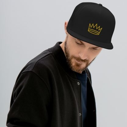 Crown 5 Panel Trucker Cap in Various Color/Combo Options - Image 3