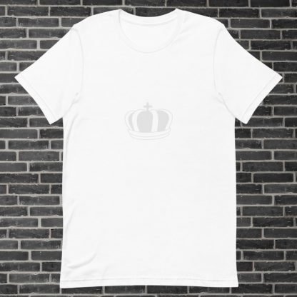 Abolish Monarchy Crown Unisex Tee Shirt - Image 5