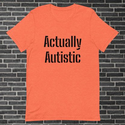 Actually Autistic Short Sleeve Lightweight Unisex t-shirt - Image 3