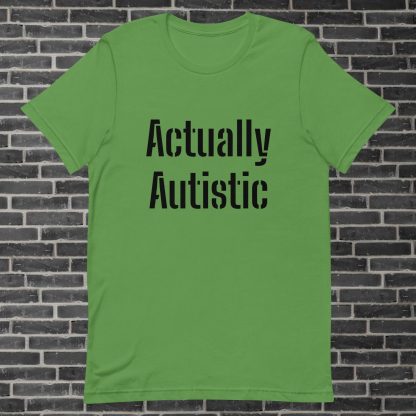 Actually Autistic Short Sleeve Lightweight Unisex t-shirt - Image 6